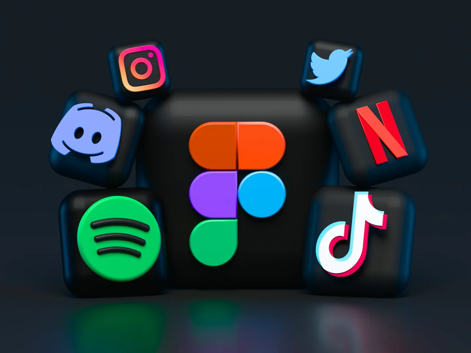 Phone with social media feed